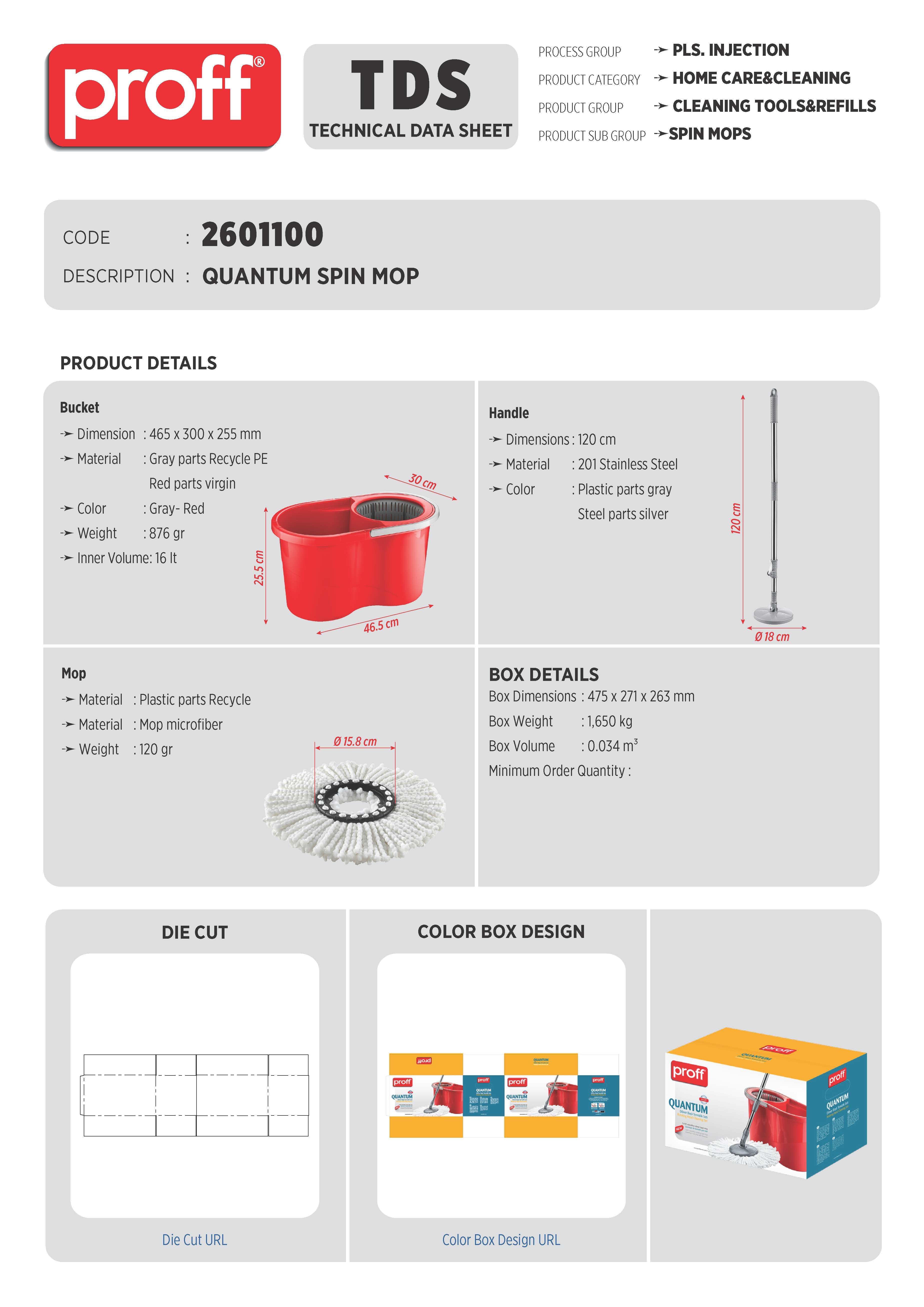 QUANTUM SPIN MOP 16 LT