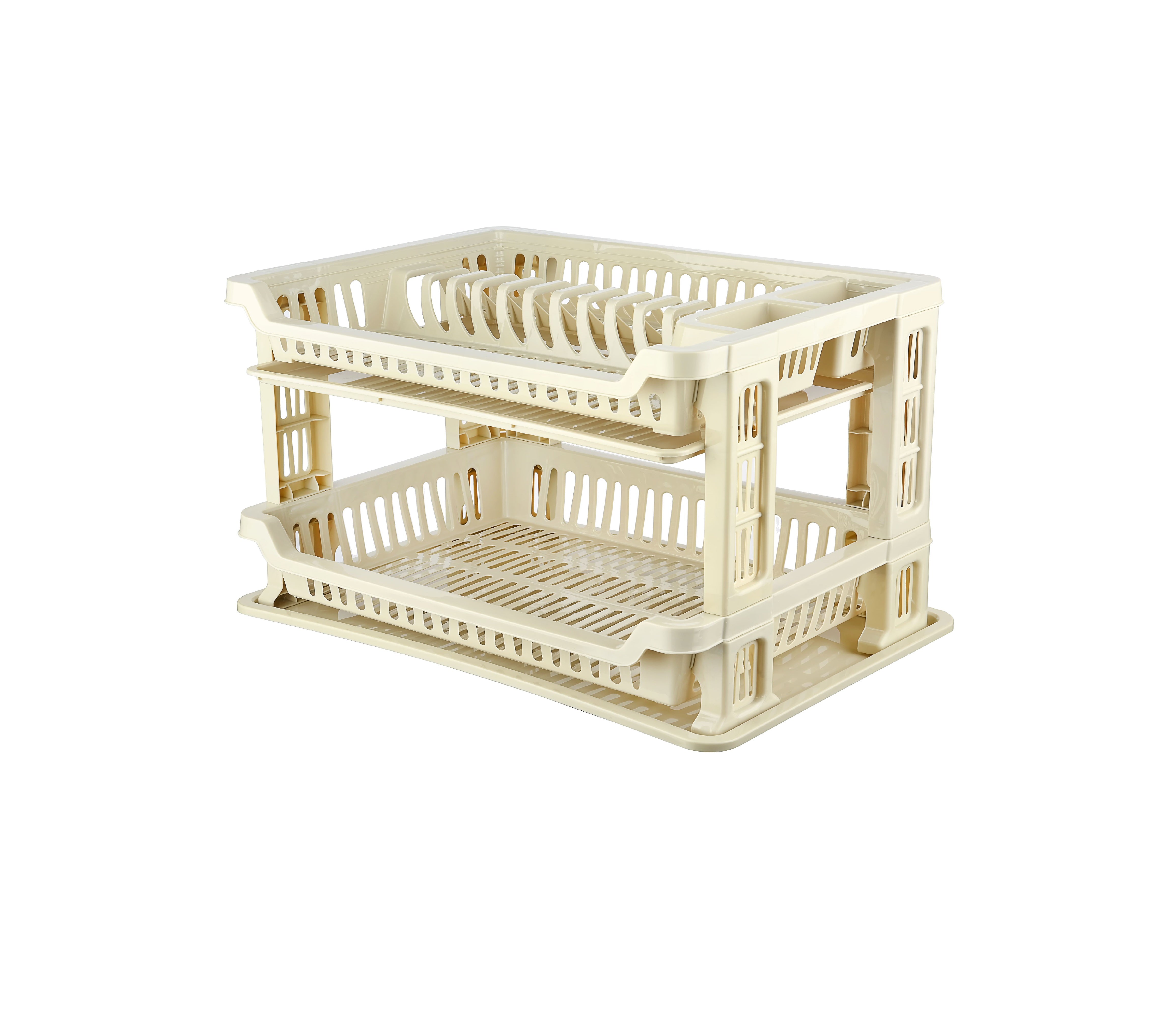 DISH RACK DRAINER 2 TIER (COLORED)