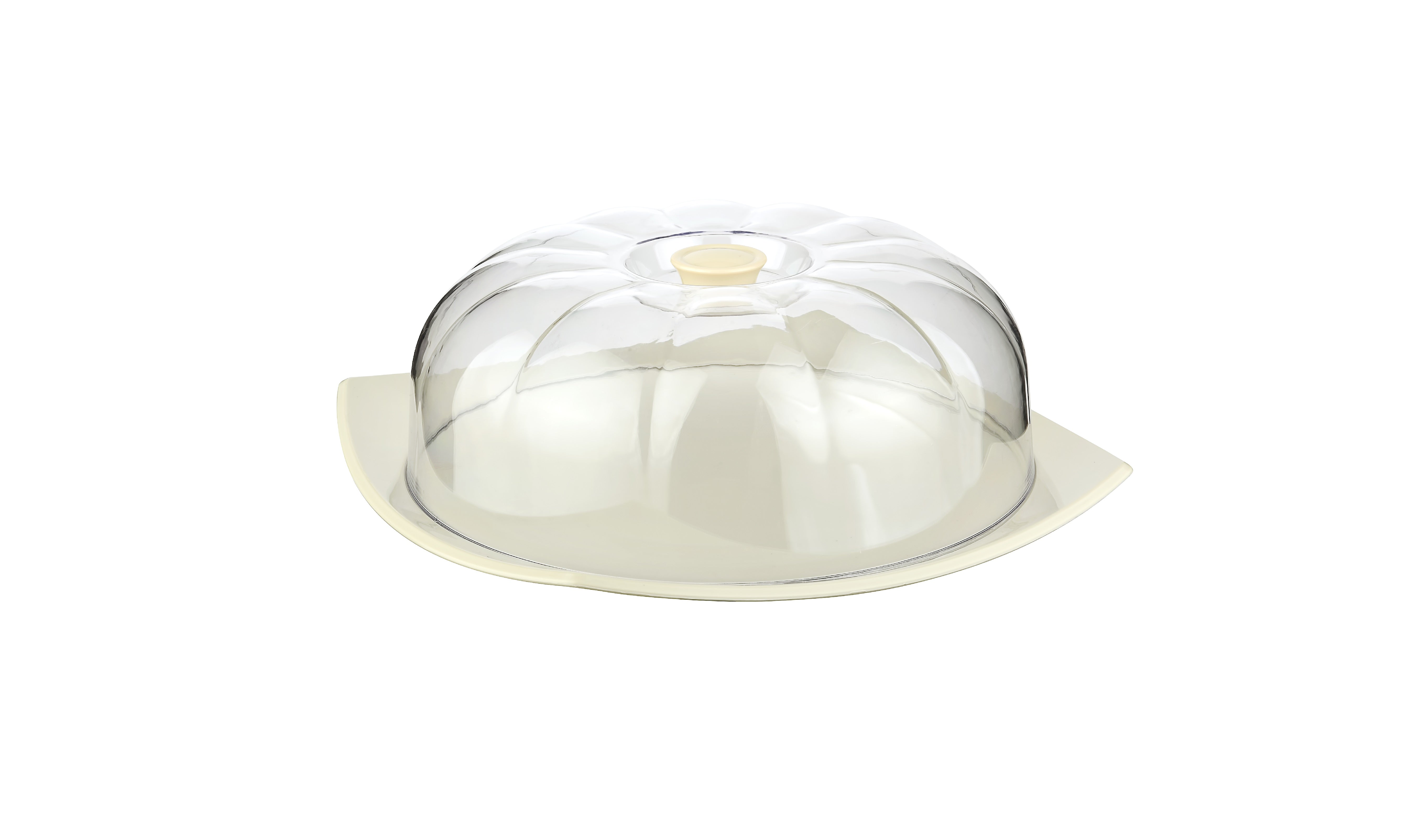 SQUARE SHAPED CAKE STAND WITH DOME