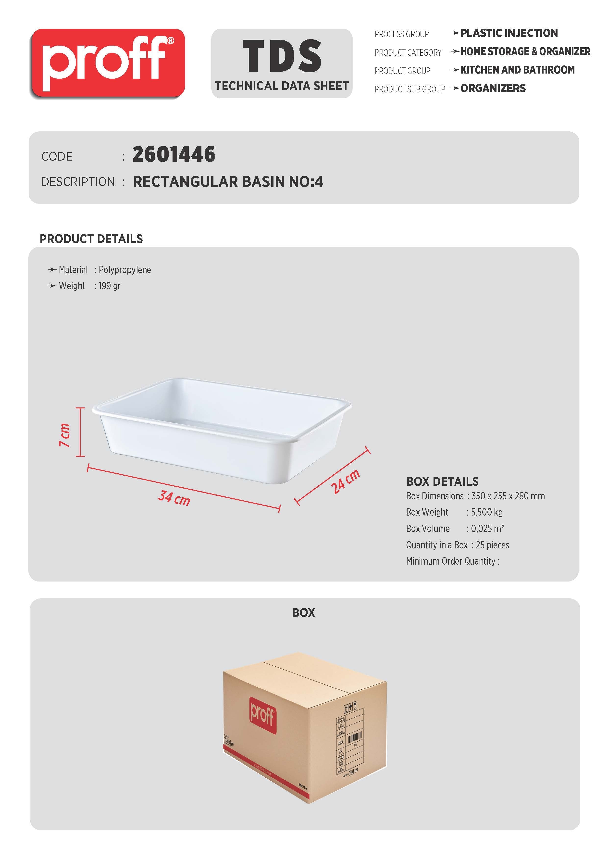 RECTANGULAR BASIN NO:4