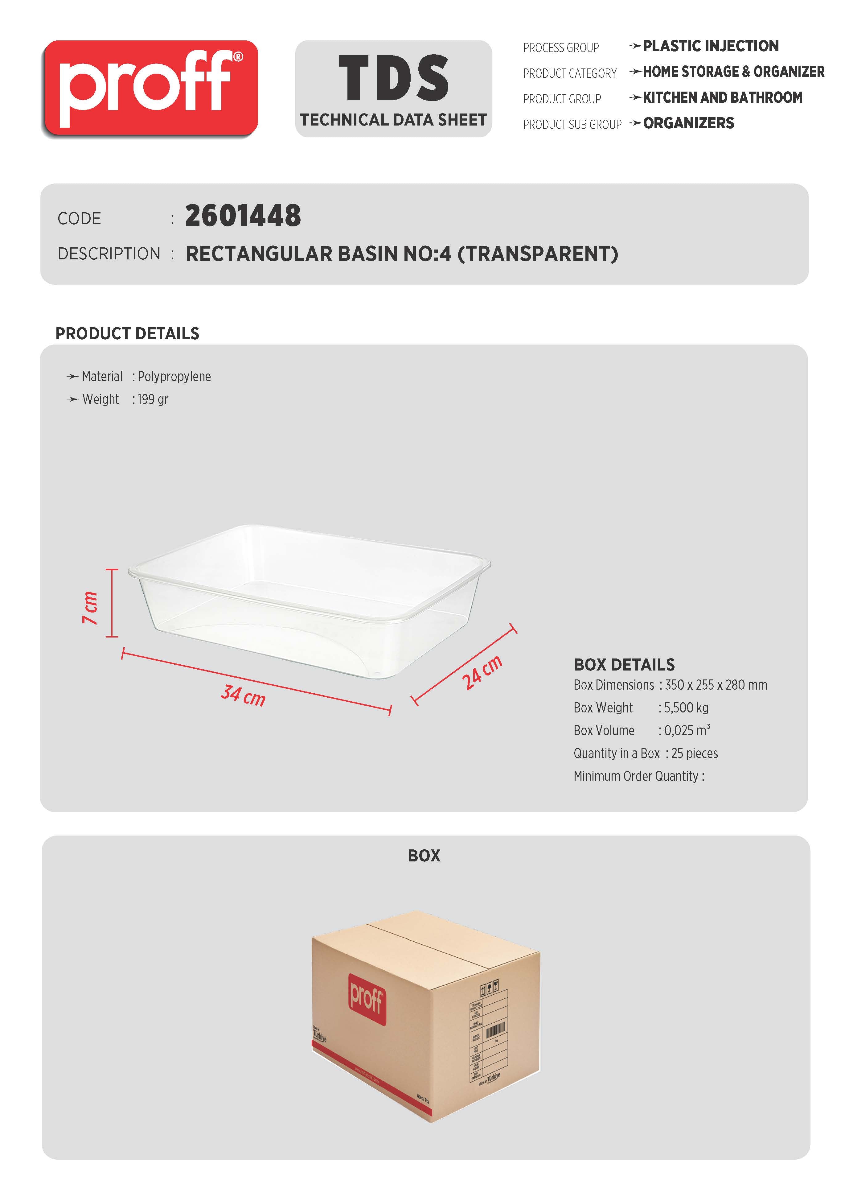 RECTANGULAR BASIN NO:4 (TRANSPARENT)