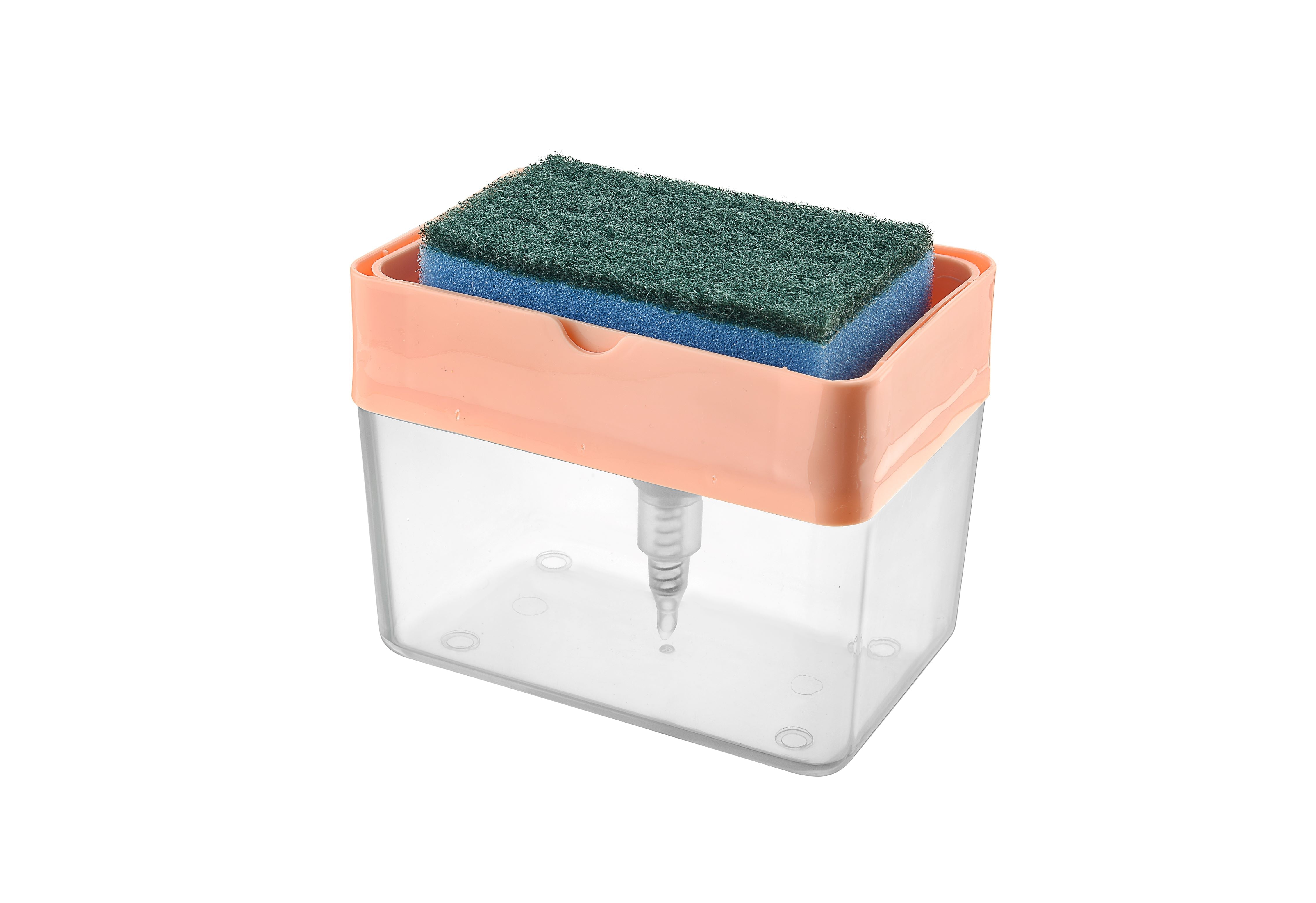 SOAP DISPENSING SPONGE HOLDER