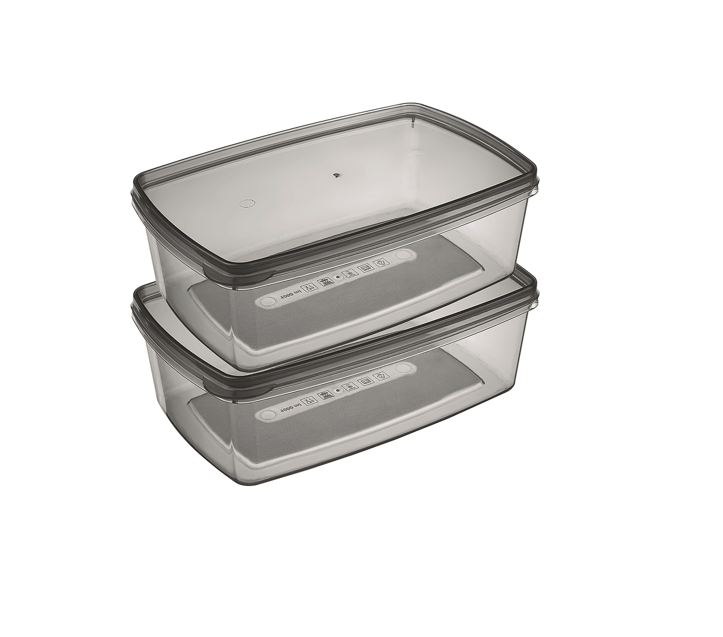 RECTANGULAR STORAGE 2 PCS - (2x1000 ml)