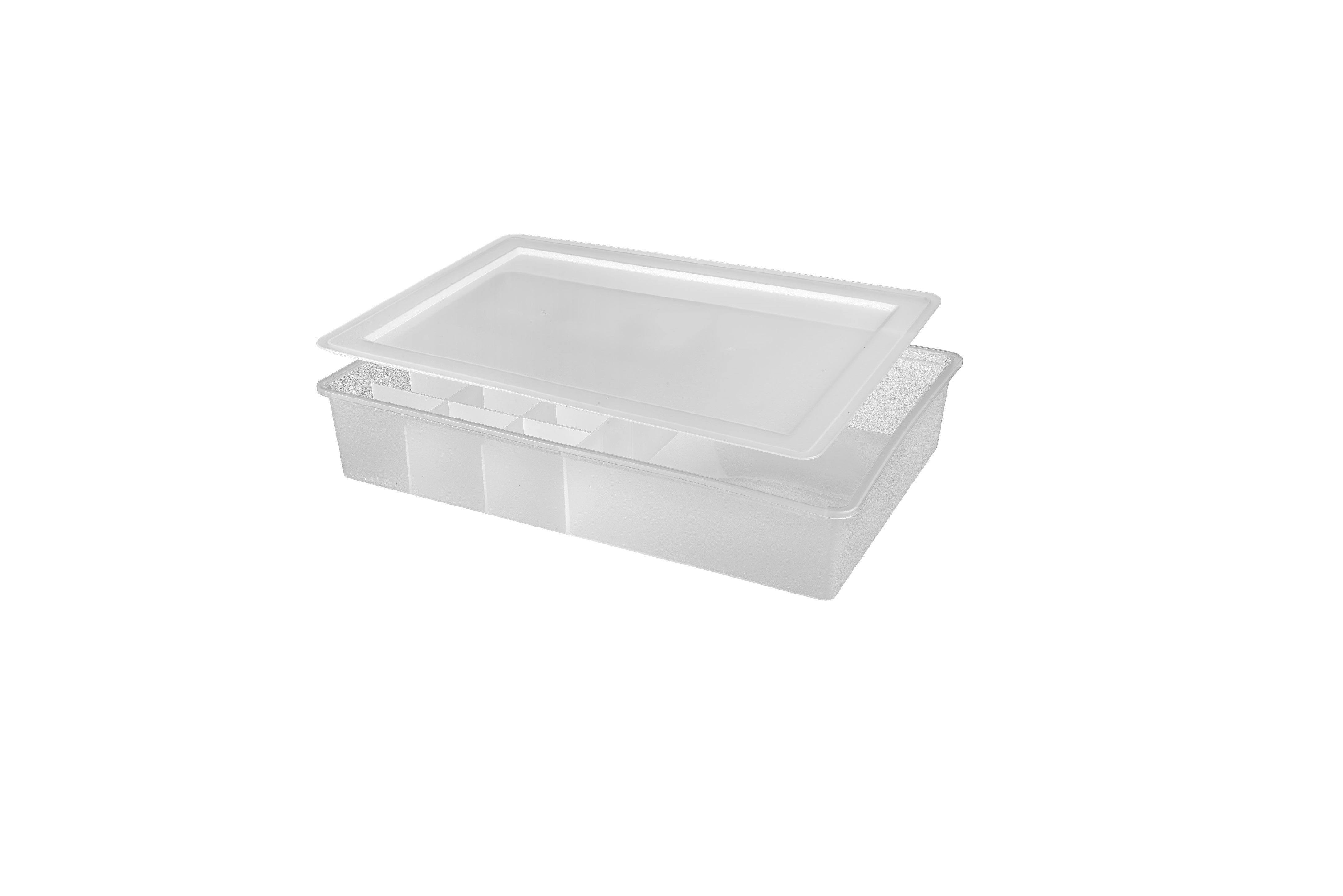 BIG SIZE ORGANISER HALF DIVIDED (WITH LID)