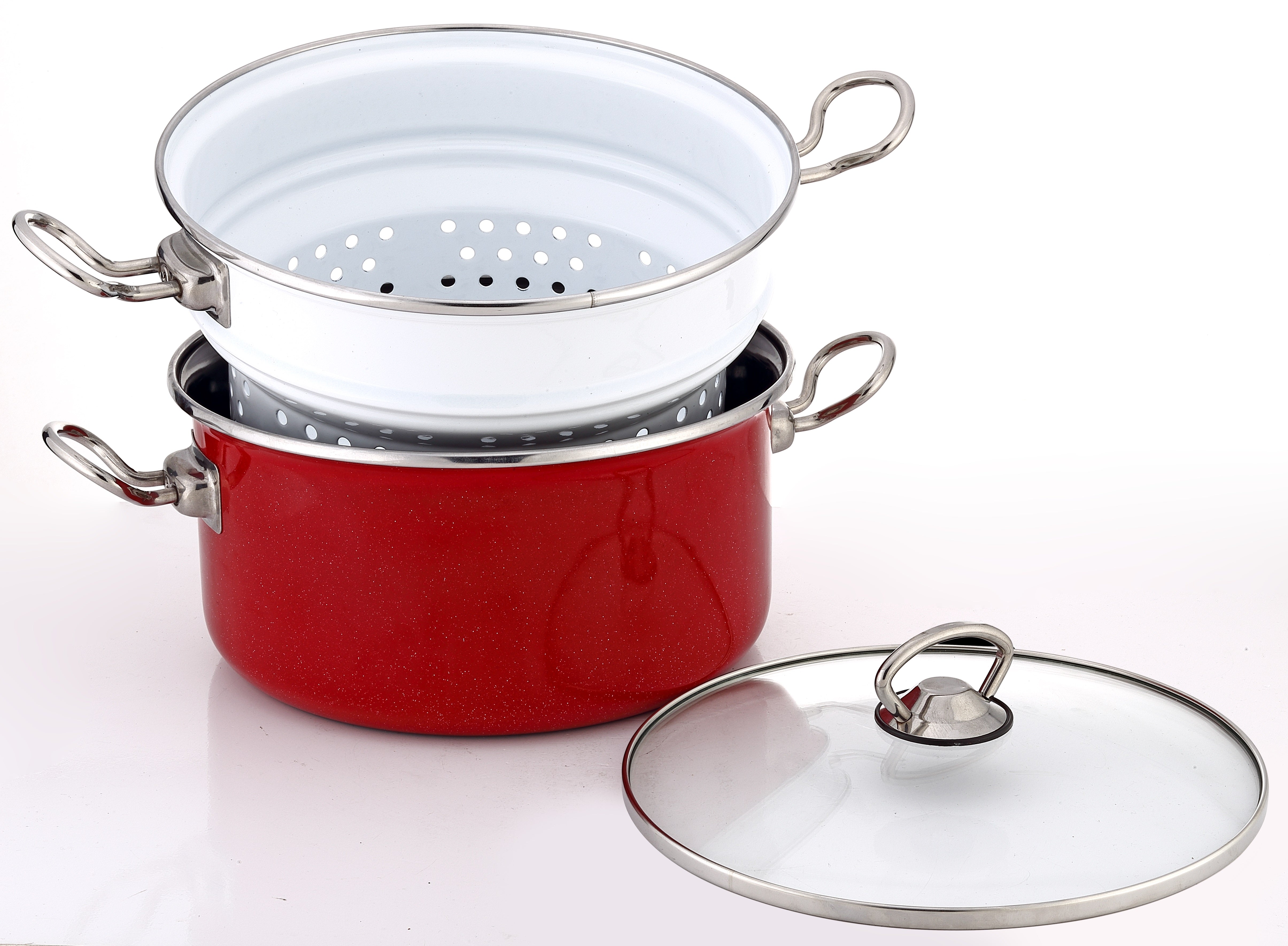 Bonera Academia Series Enamel Multi-Purpose Deep Pot 26 cm ( 10,23 inch )