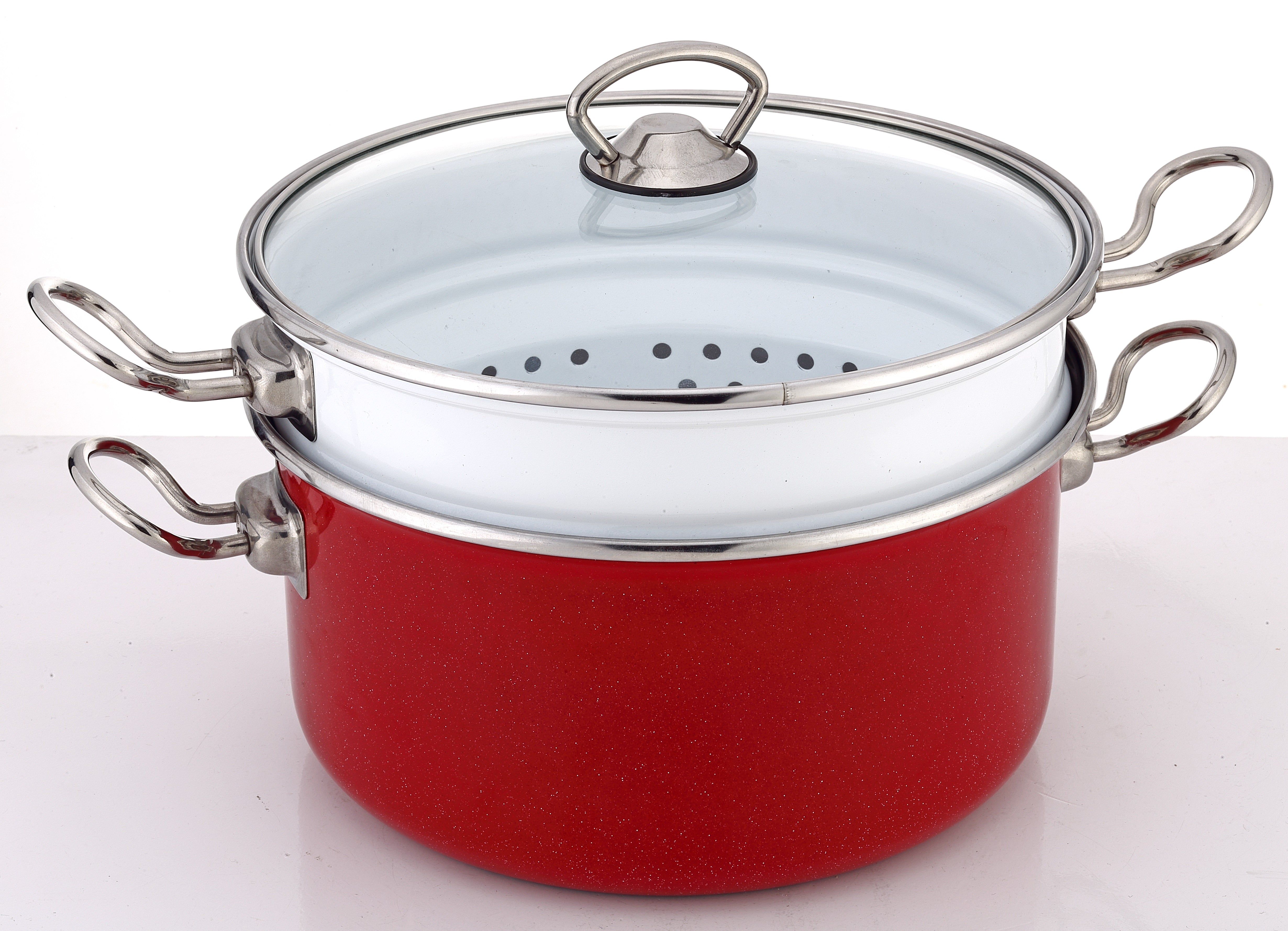 Bonera Academia Series Enamel Multi-Purpose Deep Pot 26 cm ( 10,23 inch )