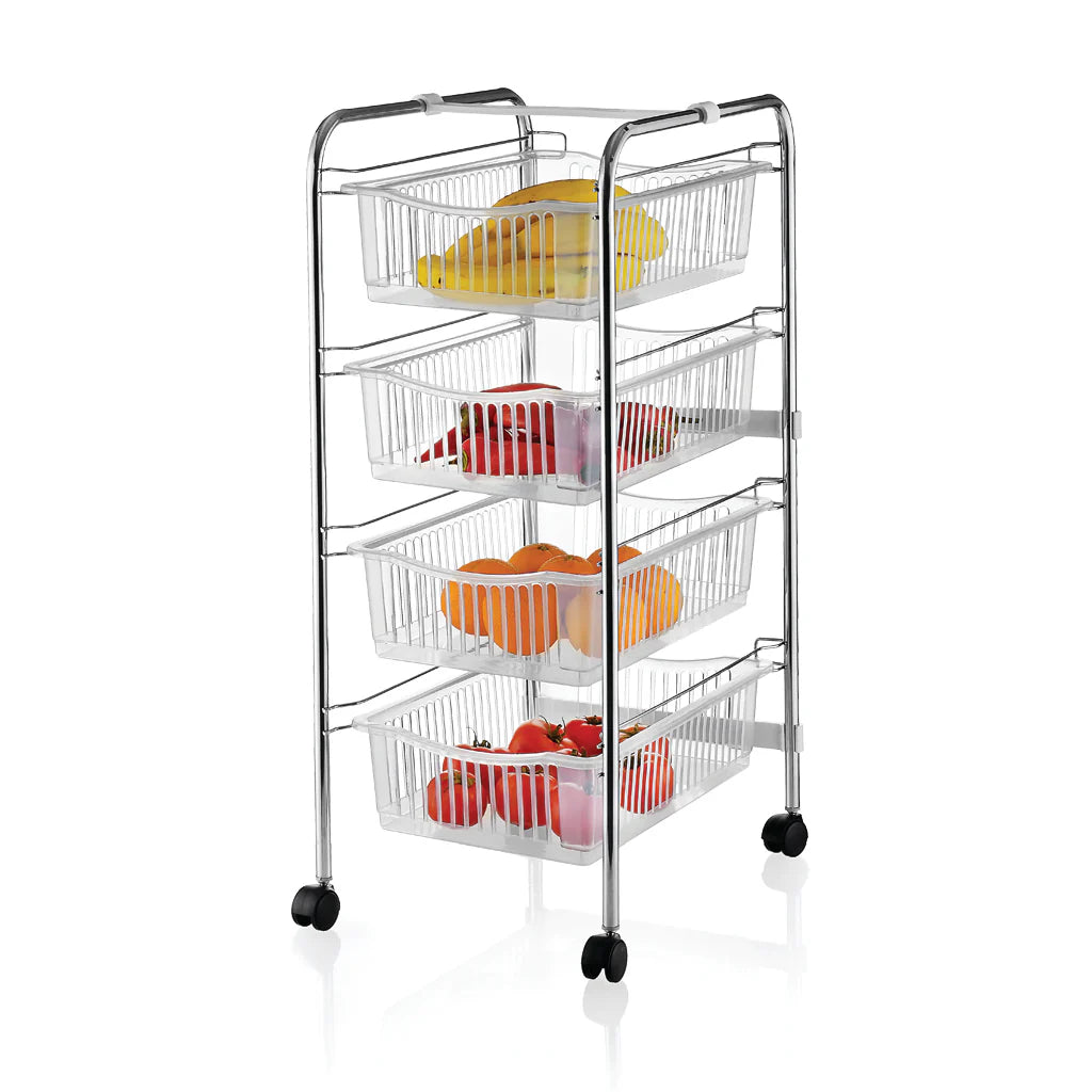 PLASTIC 4 TIER RACK