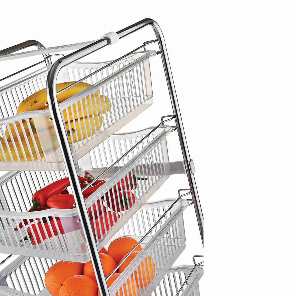 PLASTIC 4 TIER RACK