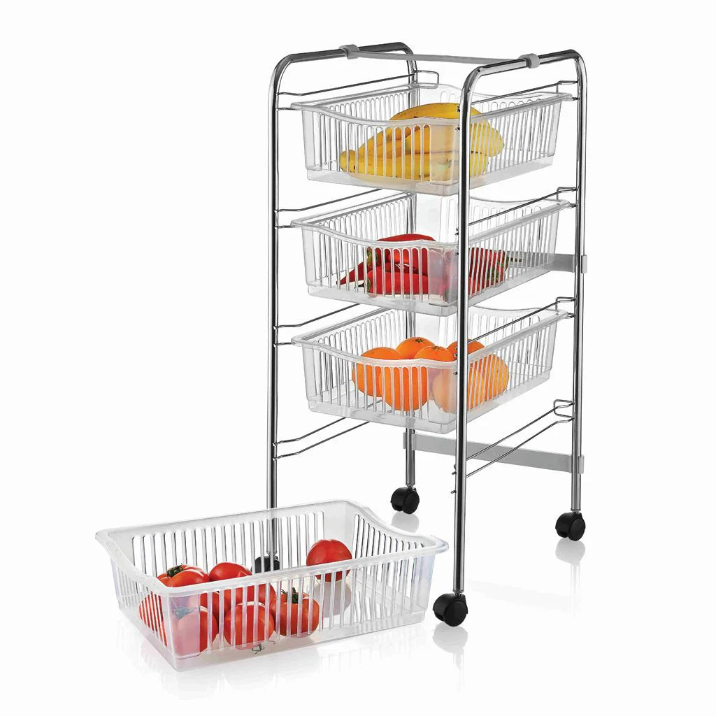 PLASTIC 4 TIER RACK